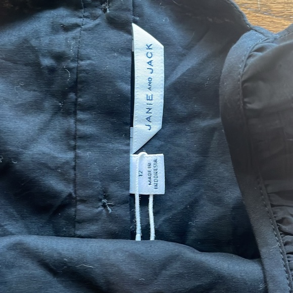 Jaime and Jack Peplum Crochet Trim Top Size 12 New With Tag - Picture 7 of 10